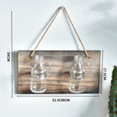 glass hanging vases