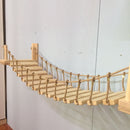 Wooden Hanging Cat Bridge Climbing Frame