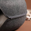 Donut Cat Bed & Interactive Tunnel For Small Pets