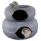 Donut Cat Bed & Interactive Tunnel For Small Pets